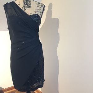 Black Sequin Dress